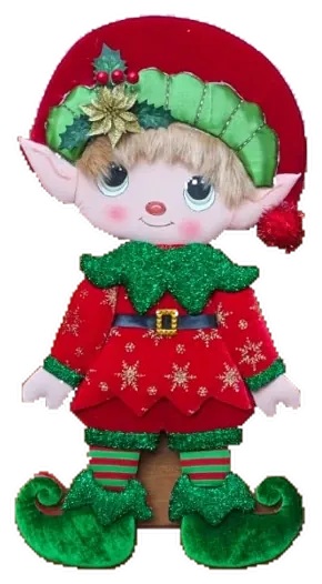 Duendecito colgante, producto artesanal de tela de Manualidades Hilda
